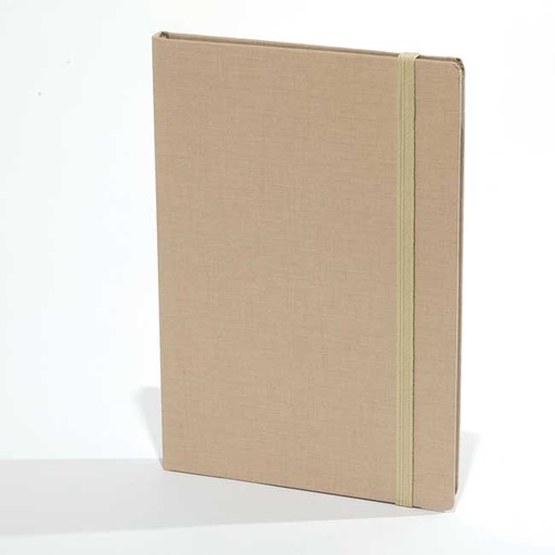 [002255] "RIO BIG" BEIGE NOTEBOOK B5, business, format: 16,5 x 23,5 cm, 192 pages,  P/20