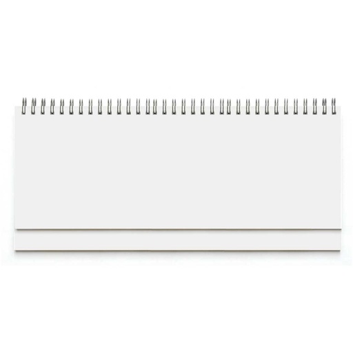 [002375] Planer STOLNI BRISTOL BIJELI, spiralni, dim:30x14,5cm, 128 str. P/50