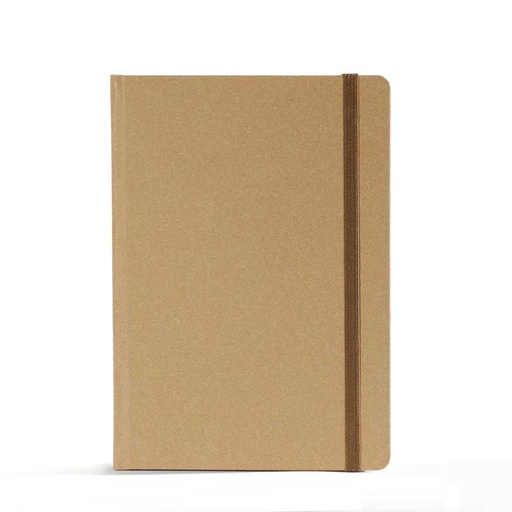[006211] "EKO NOTES" notebook A5, with brown elastic band, business, format:14,8x21cm, P/20