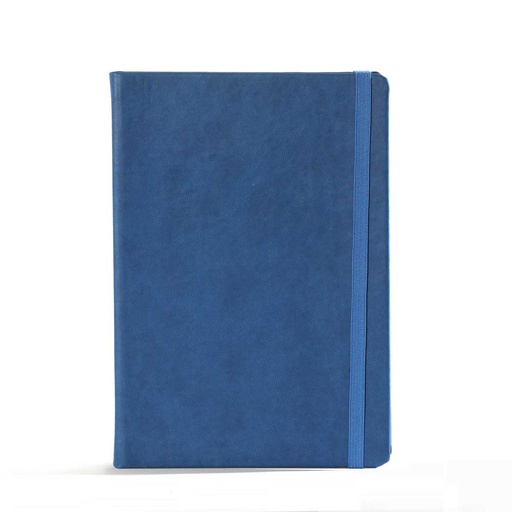 [006367] "BIG BLOOM" royal blue notebook B5, business, format: 16,5 x 23,5 cm, 192 pages,  P/20