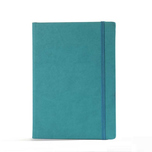 [006370] "BIG BLOOM" turquoise notebook B5, business, format: 16,5 x 23,5 cm, 192 pages,  P/20