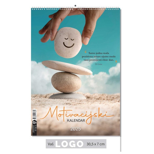 [006434] "MOTIVACIJSKI KALENDAR" 13 sheets, format: 30,5x50 cm, PVC bag, P/50, color calendar 
