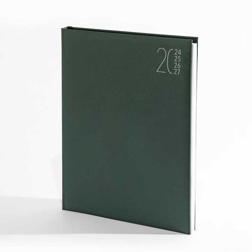[006439] "ARES" green diary A4, format: 20x26,5cm, 192 pages, P/20