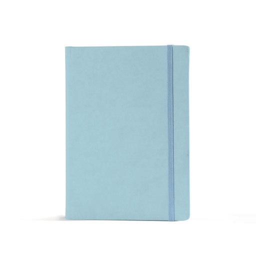 [006811]  "BLOOM" BABY PLAVA NOTES A5, s gumicom, dim:14,8x21cm, P/20