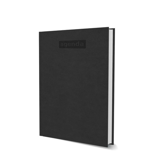 [006814] "SOLVAR" CRNI rokovnik B5, dim: 16,5x22,5 cm, 192 str., P/20