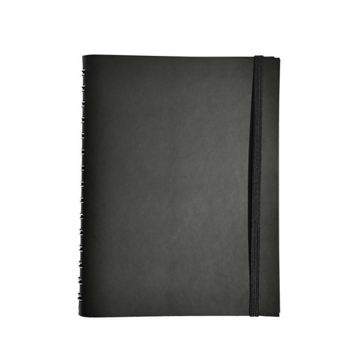 [006711] "NOTES SPIRA wire" CRNI sa skrivenom spiralom A5, dim: 14x21 cm, 192 str., P/20