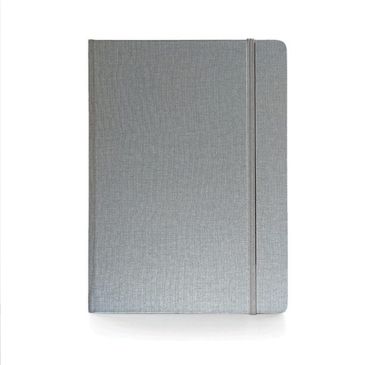 [006805] "NEO A5" SREBRNI NOTES, poslovni, dim:14,8x21cm, P/20