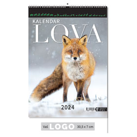 [000191       ] "KALENDAR LOVA" 13 sheets, format: 30,5x50 cm, PVC bag, P/50, color calendar
