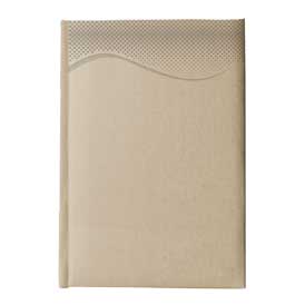 [000237SG] "TALIS A5" beige diary, last year, format: 14x21 cm, 192 pages, P/20