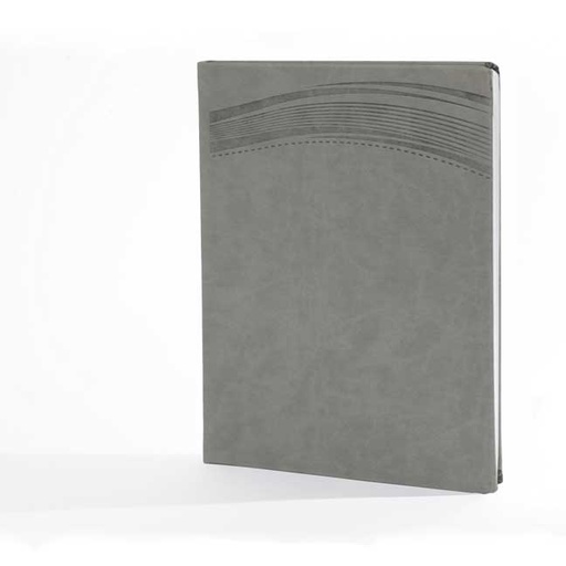 [006222SG] "PORTO" LIGHT GREY diary A4, last year, format: 21x26,5cm, 192 pages, P/25