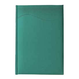 [000218] "TALIS A5" green diary, format: 14x21 cm, 192 pages, P/20