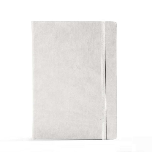 [006641] "BIG BLOOM" white notebook B5, business, format: 16,5 x 23,5 cm, 192 pages,  P/20