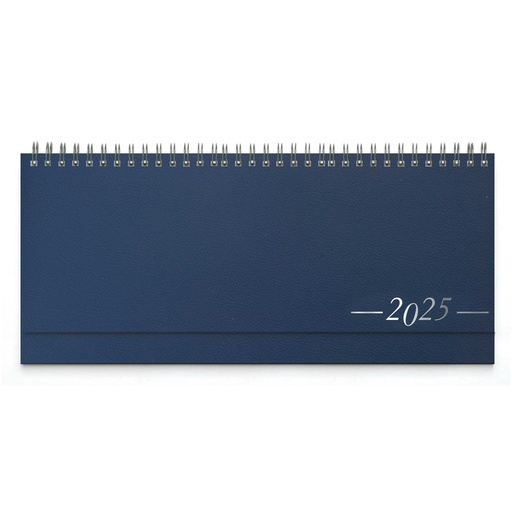 [006661] DESK planner TOKIO BLUE, wire bound, format:30x14,5cm, 128 pages, P/50