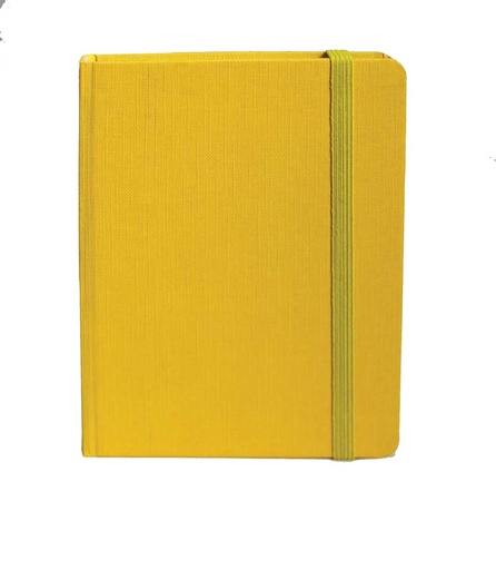 [000344] "VIVO" YELLOW NOTEBOOK  A5, business, format:14,8x21cm, P/20
